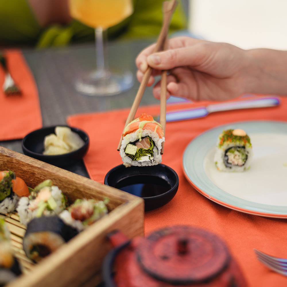 Sushi at Bastion Pool, Bar & Restaurant