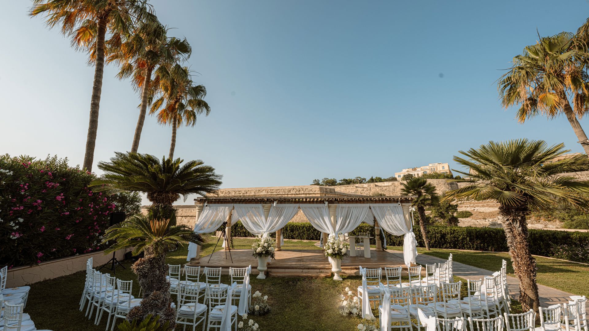 Photographer: Kris Micallef - Gazebo Wedding Ceremony