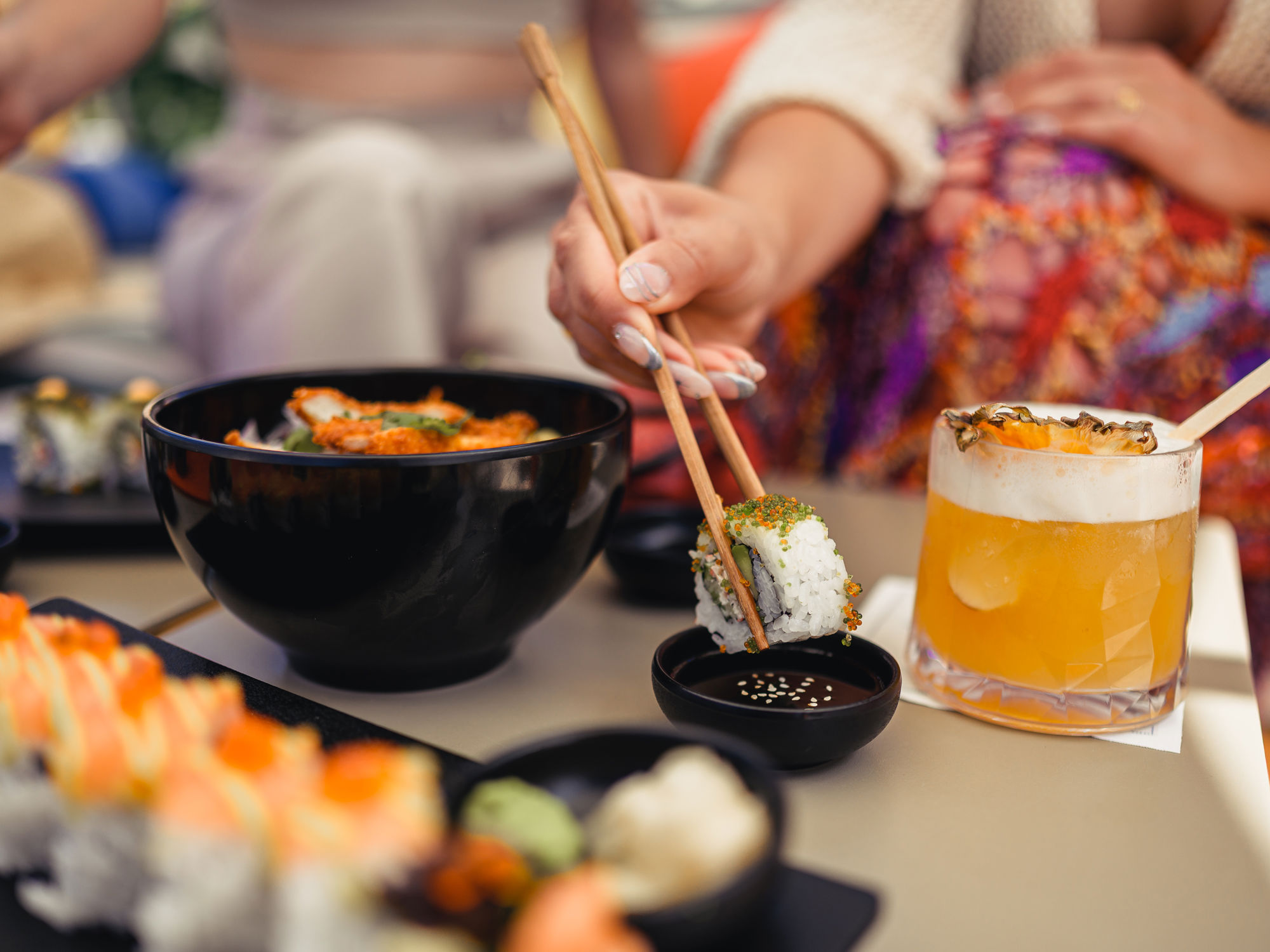 Sushi at Bastion Pool, Bar & Restaurant