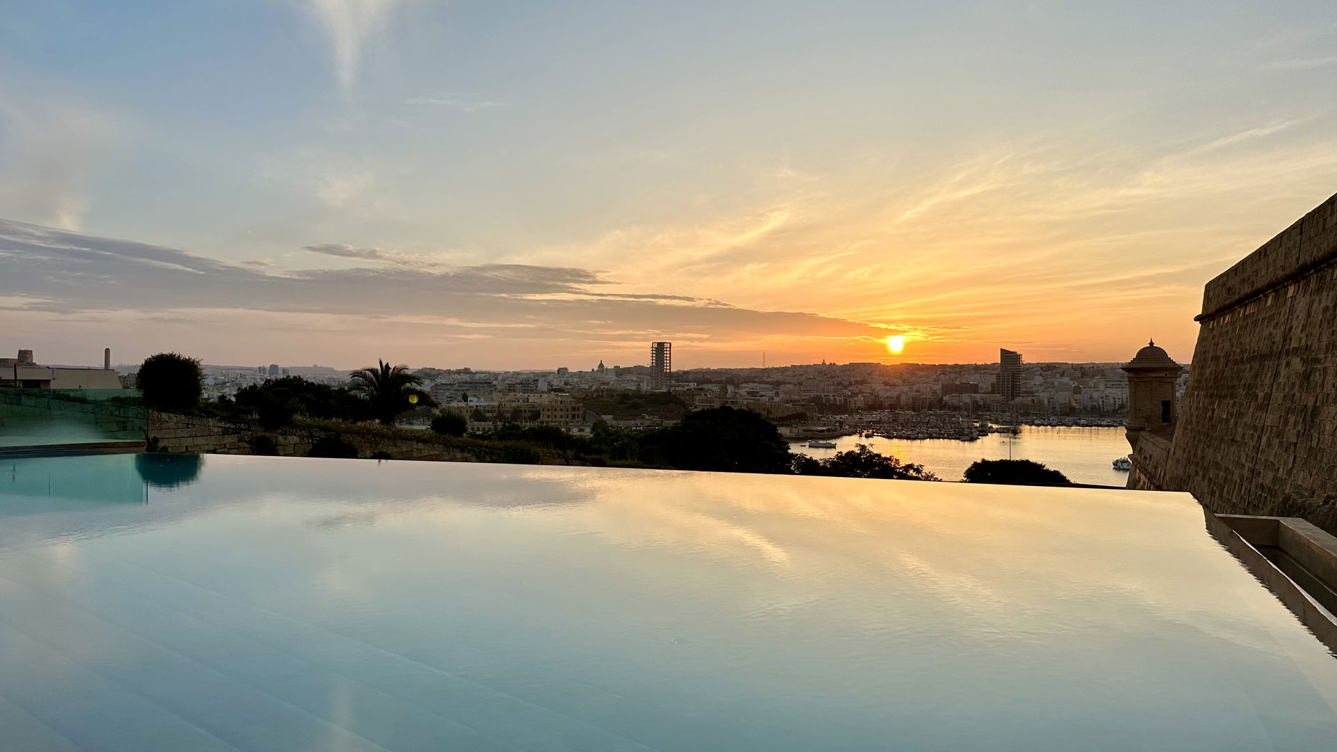 Sunset at Bastion Pool
