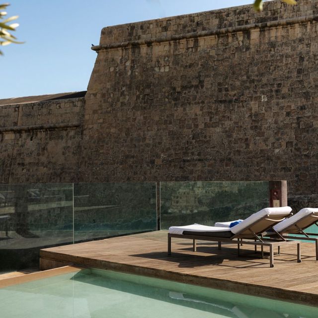 The Phoenicia Malta - The History Beneath Bastion Pool