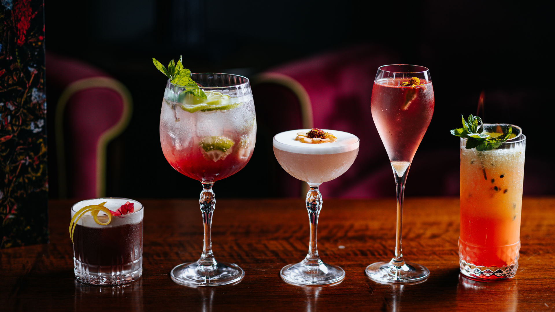 Cocktails at The Club Bar