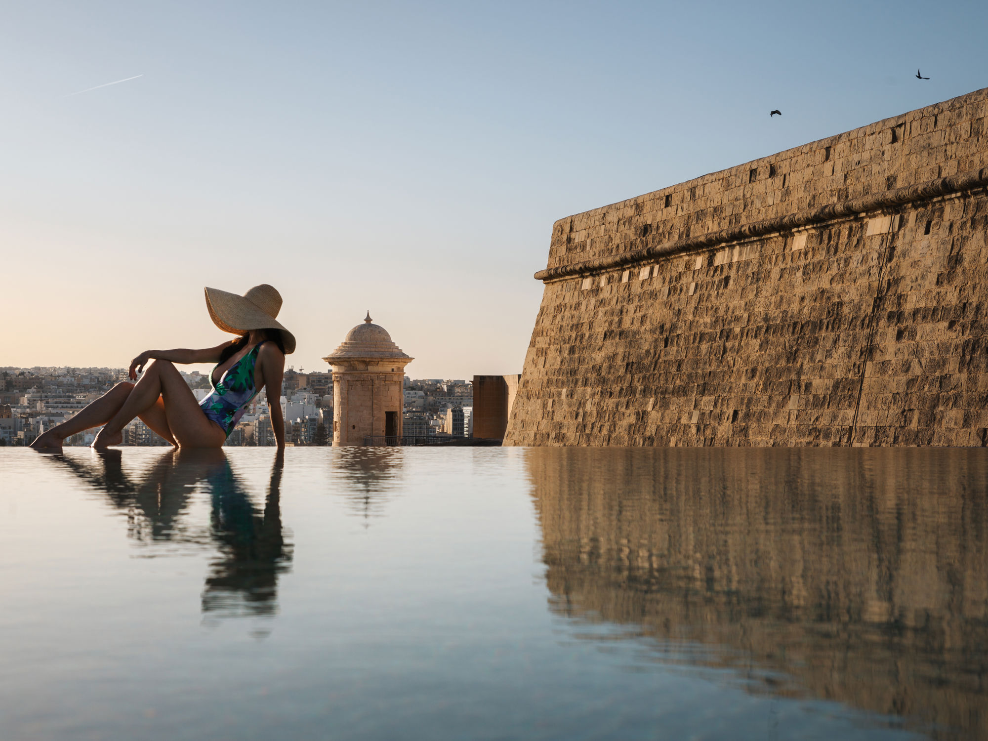 Sunset at Bastion Pool
