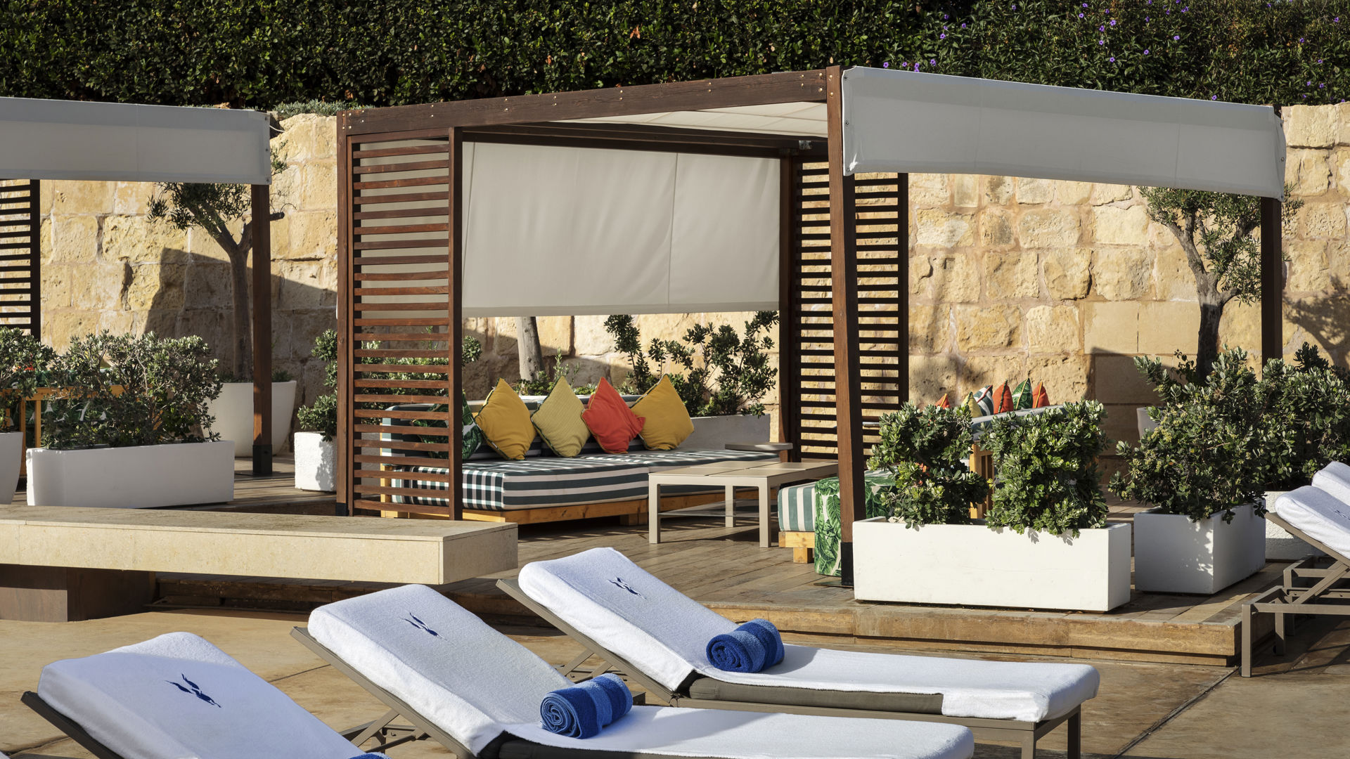 Bastion Pool Cabanas