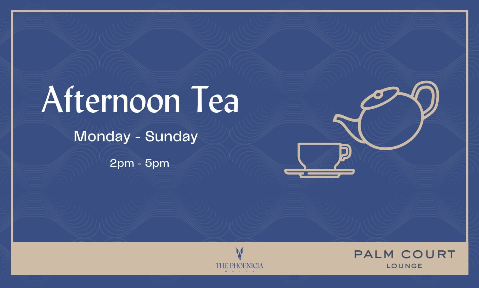Afternoon Tea-Palm Court Lounge-Malta