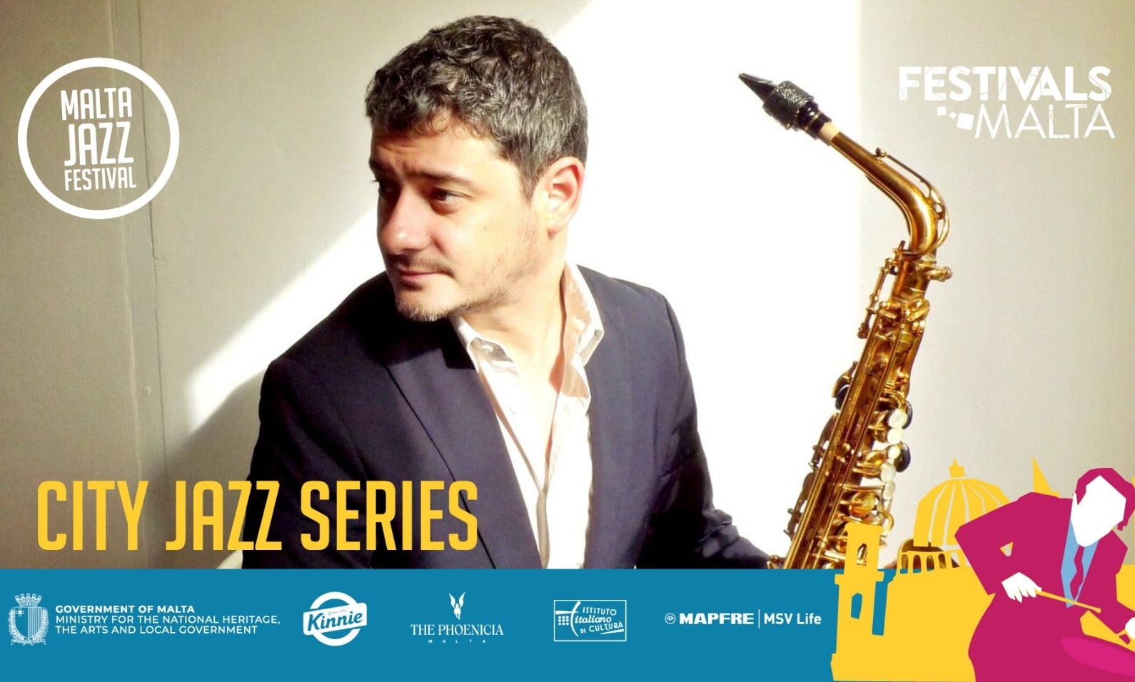 Malta Jazz Festival Launch - Dmitry Baevsky Quartet - The Phoenicia Malta