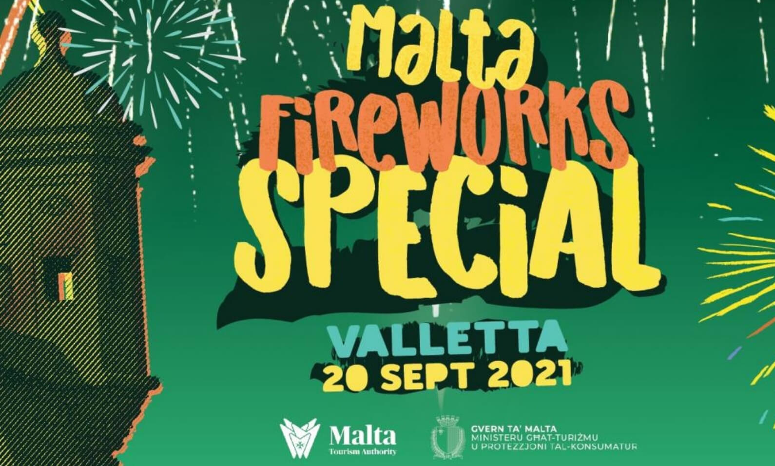Malta Fireworks Special - Valletta